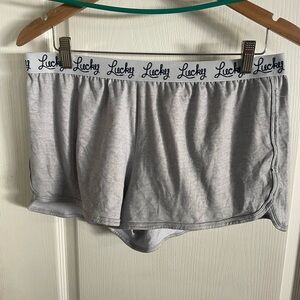 Lucky Brand Gray Pajama Shorts